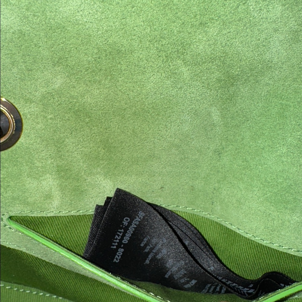 Sandro Bag Totemo Mini Leather Green Shoulder Bag - Picture 16 of 17